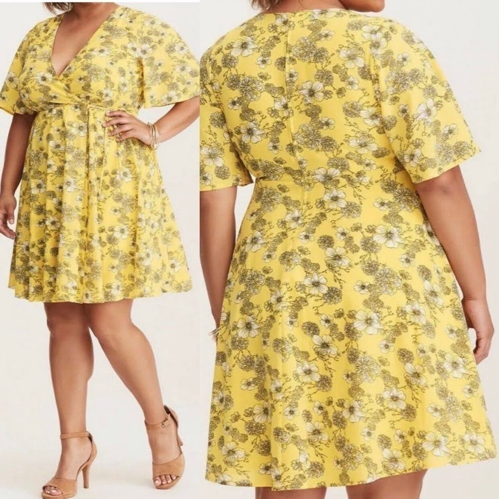 Floral Yellow Dress